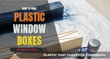 Painting Plastic Window Boxes: A Step-by-Step Guide