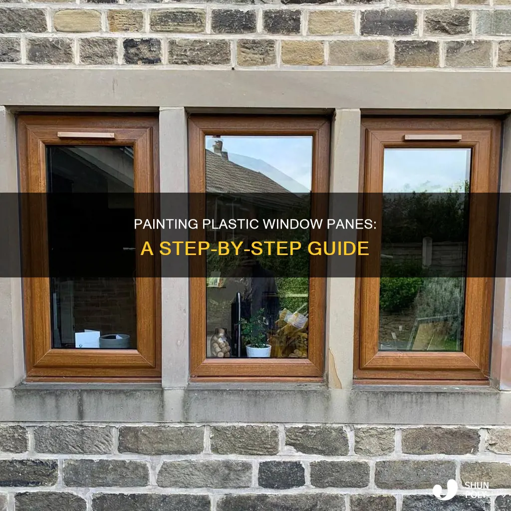 how to paint plastic window panes