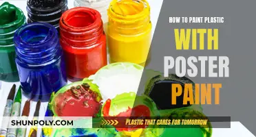 Painting Plastic with Poster Paint: A Simple Guide