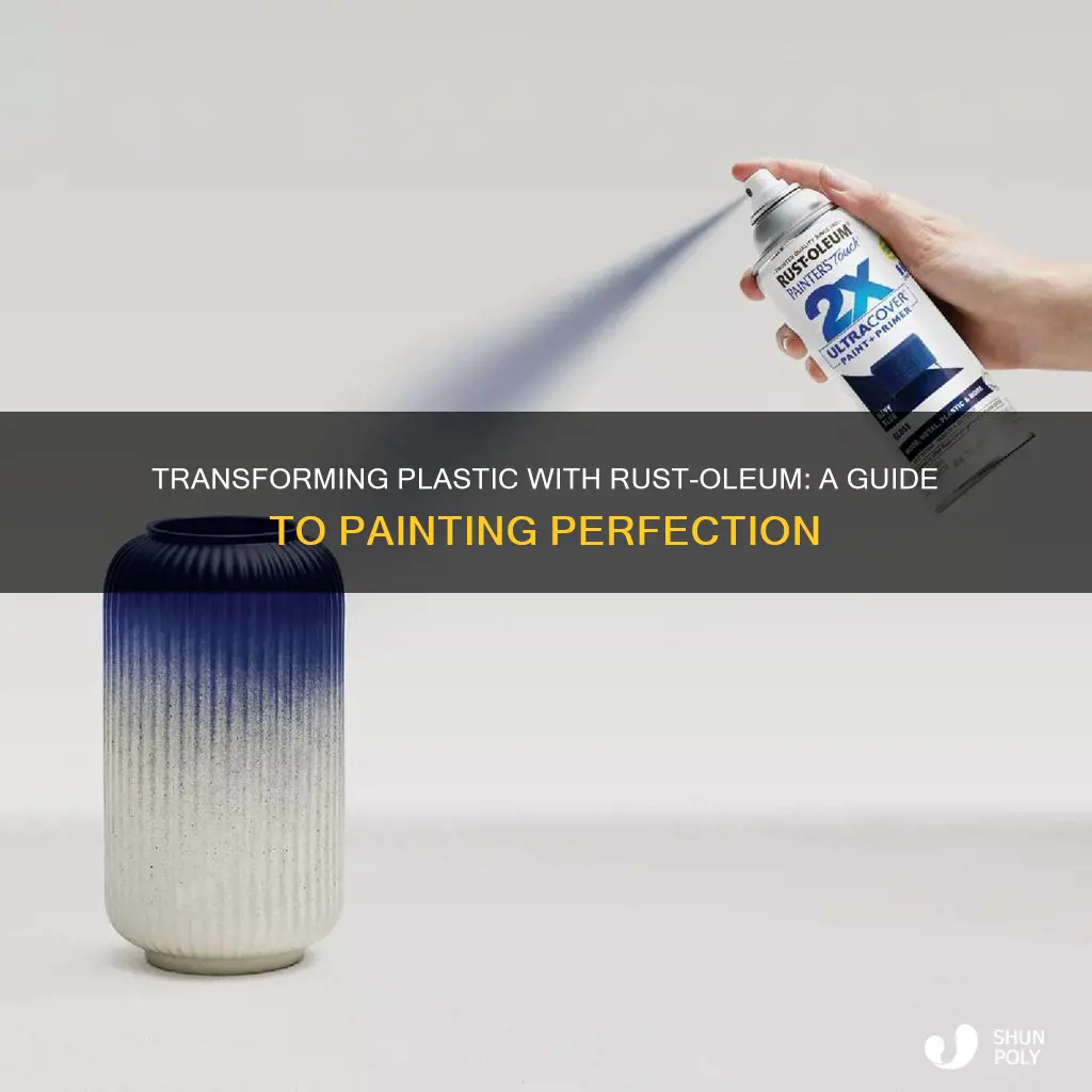 how to paint plastic with rustoleum