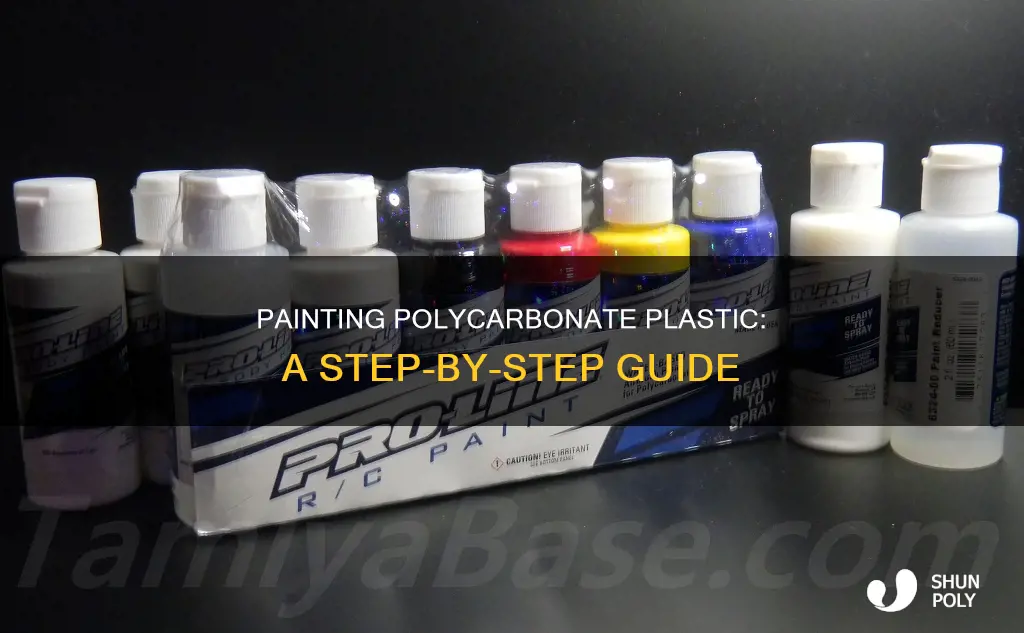 how to paint polycarbonate plastic