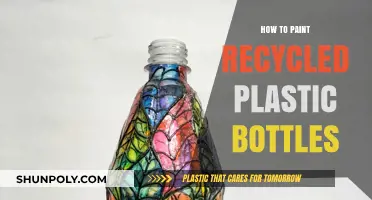 Creative Upcycling: Transforming Plastic Bottles with Paint and Imagination