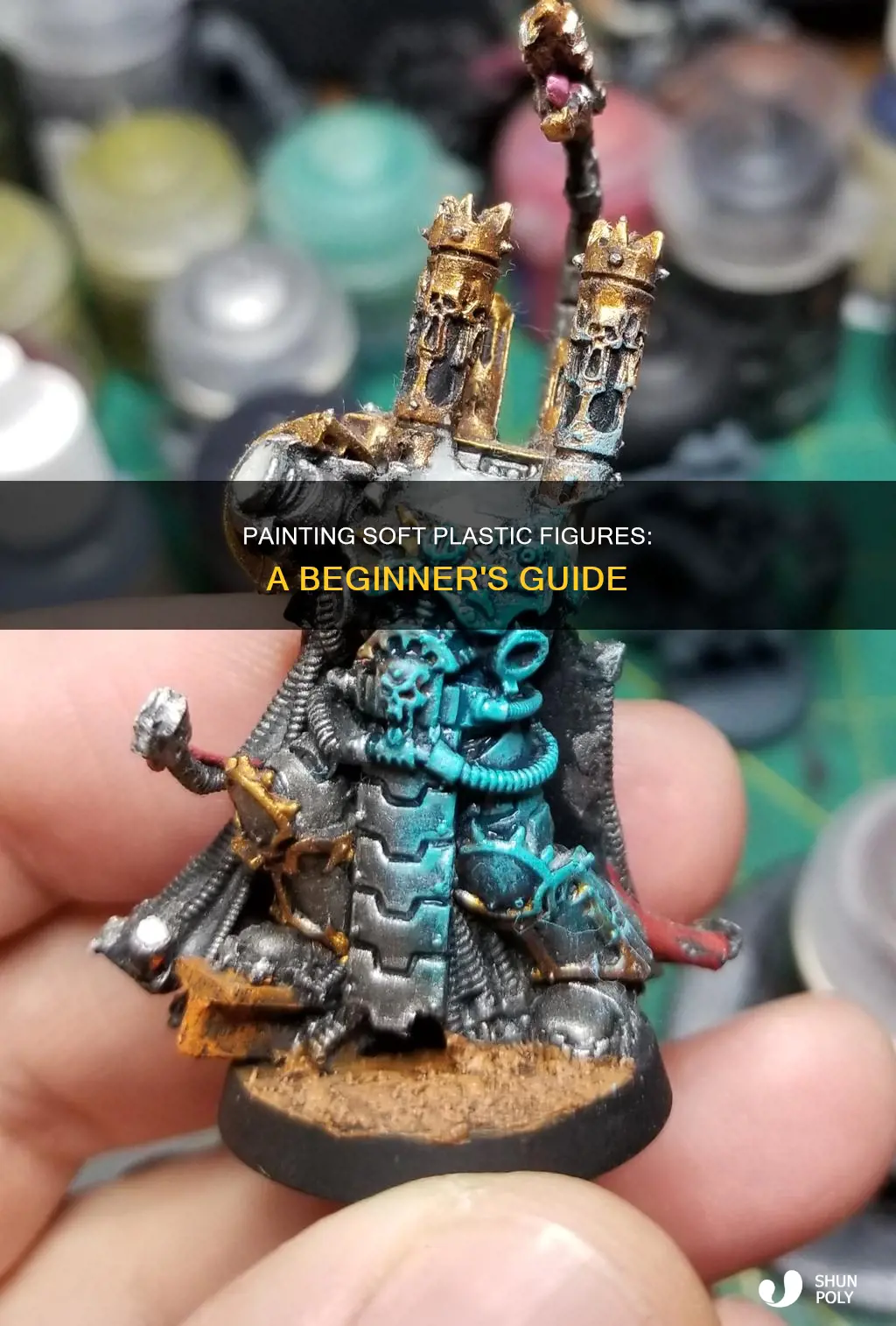how to paint soft plastic figures