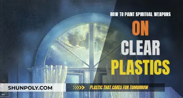 Spiritual Weaponry: Painting Clear Plastics with Divine Energy