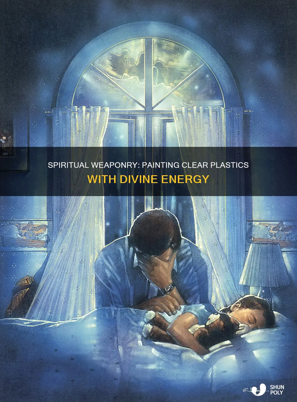 how to paint spiritual weapons on clear plastics