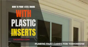Painting Steel Doors: Plastic Inserts, Easy Steps