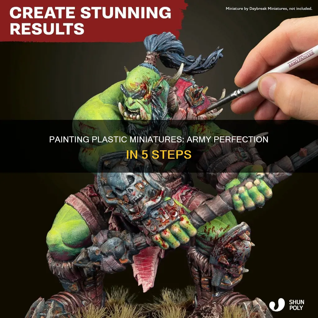 how to paint the armies in plastic miniatures
