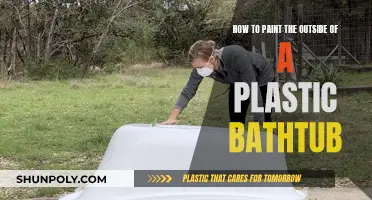Bathtub Makeover: Painting Plastic for a Fresh Look