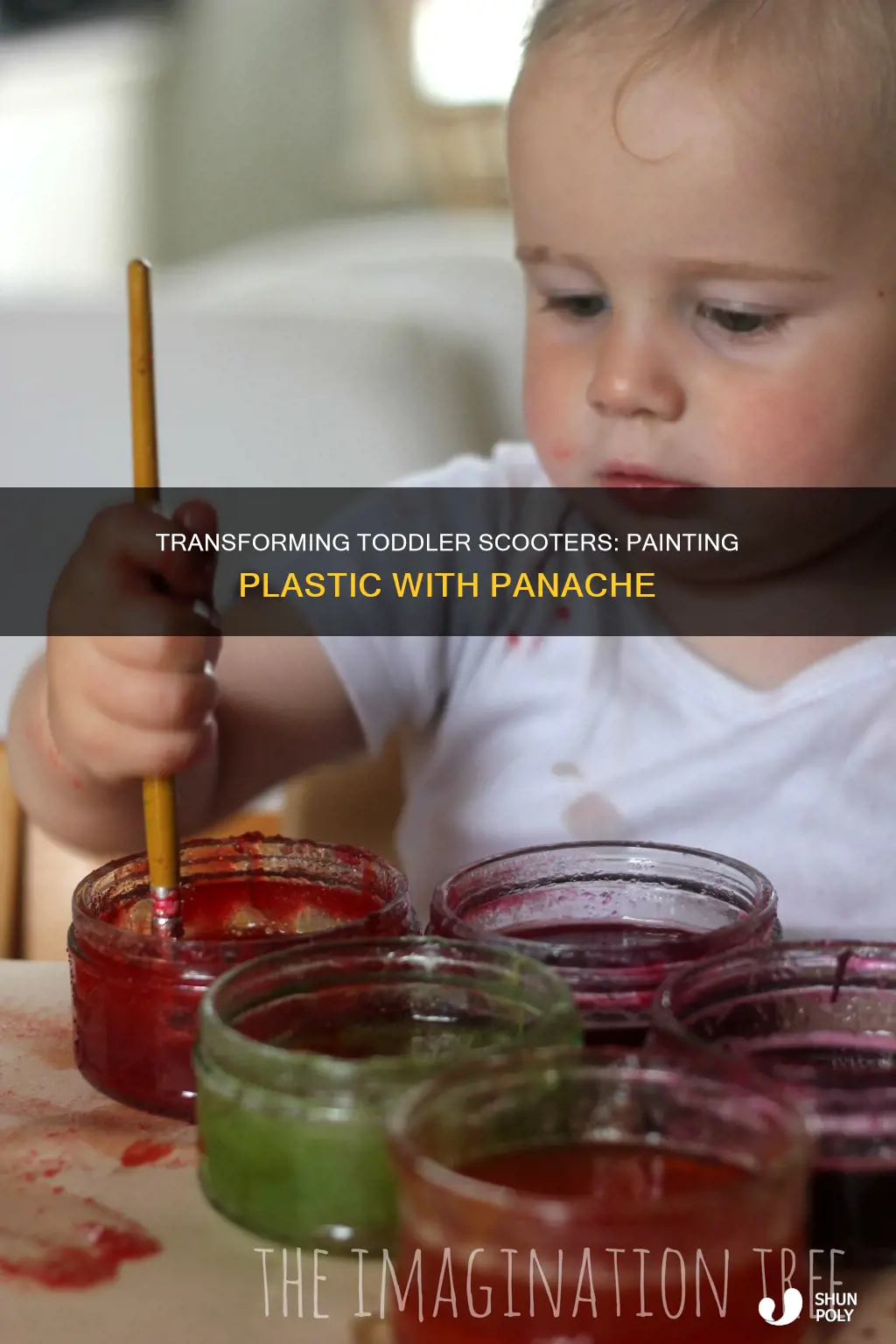 how to paint toddler scooter plastics