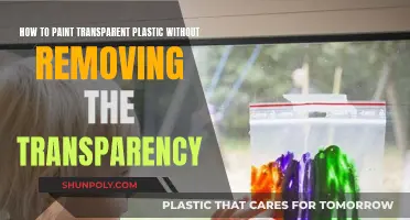 Painting Transparent Plastic: Maintaining Clarity with Color