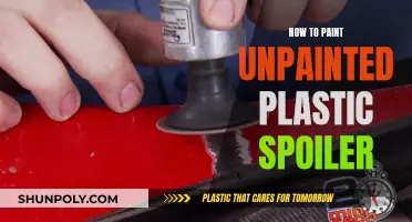 Transforming Unpainted Plastic Spoilers with a Perfect Paint Job