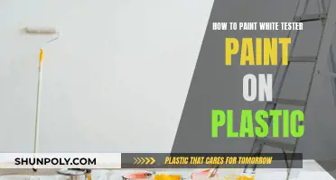 White Tester Paint on Plastic: A Step-by-Step Guide