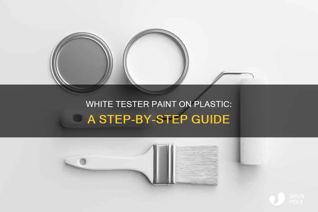 how to paint white tester paint on plastic
