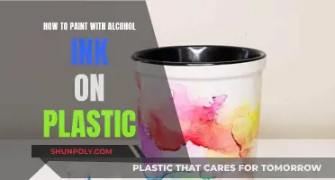 Alcohol Ink Art: Painting on Plastic Surfaces