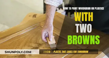 Painting Woodgrain on Plastic: Mastering Two Browns
