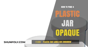 Make Your Plastic Jar Opaque: Creative Ways to Try