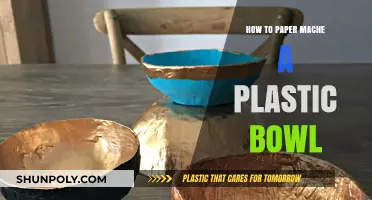 Paper Mache Magic: Transforming a Plastic Bowl