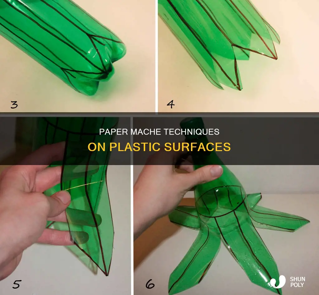 how to paper mache on plastic