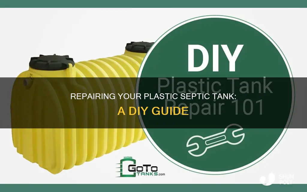 how to patch a plastic septic tank