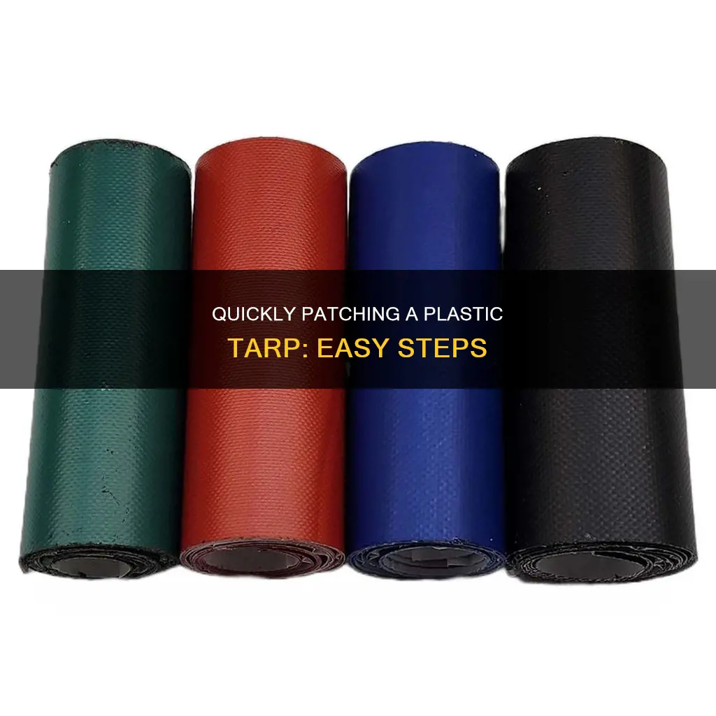 how to patch a plastic tarp