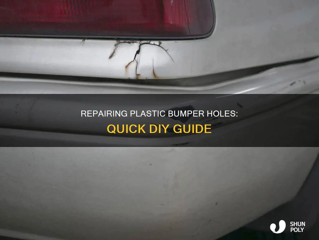 how to patch hole in plastic bumper