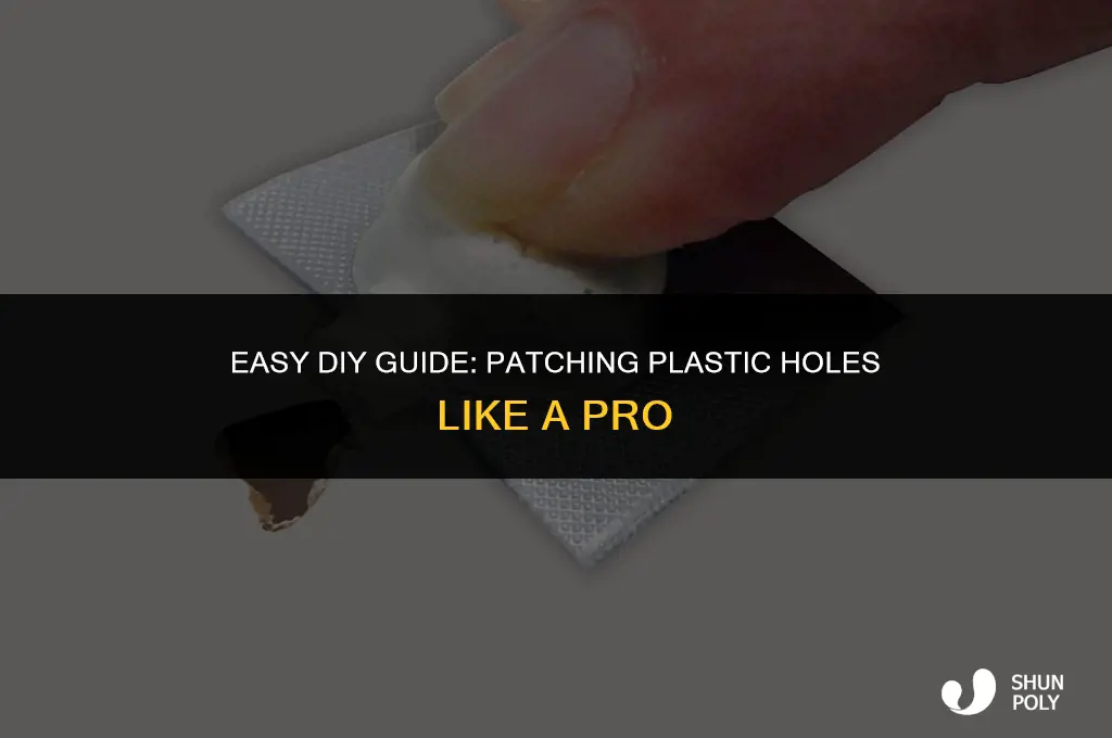 how to patch plastic hole