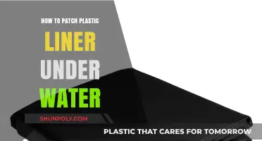 Quickly Patching a Plastic Liner Under Water