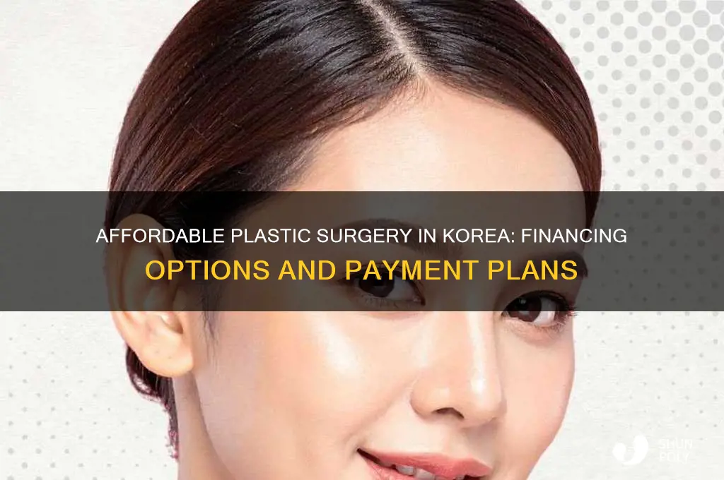 how to pay for plastic surgery in korea