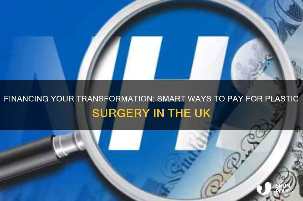 how to pay for plastic surgery uk