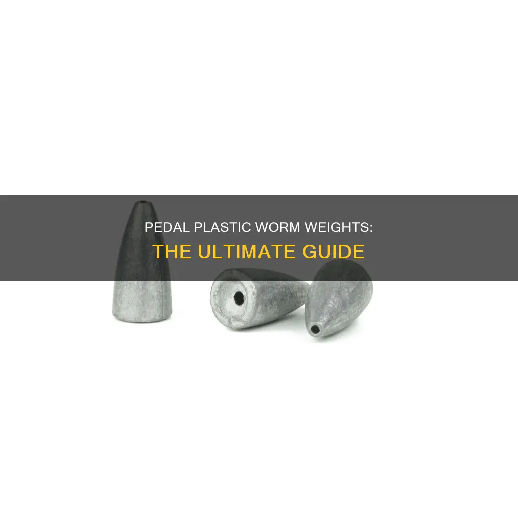 how to ped plastic worm weights