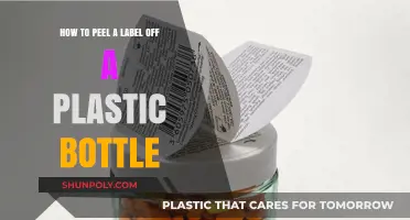 Effortless Label Removal: Peel Plastic Bottle Labels Like a Pro