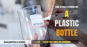 Effortless Sticker Removal: Peel Labels Off Plastic Bottles Easily