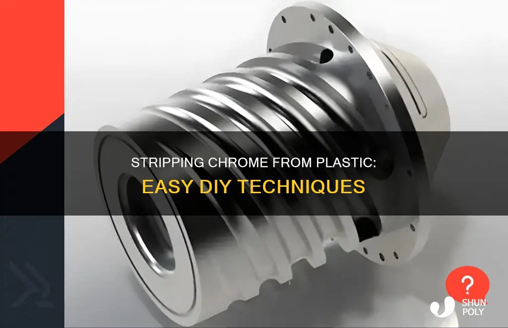 how to peel chrome off plastic