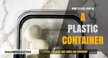 Peeling Eggs: The Plastic Container Method