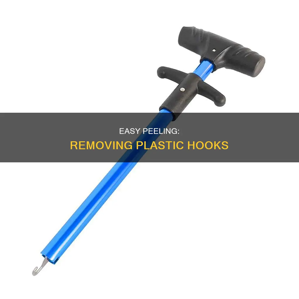 how to peel off a plastic hook