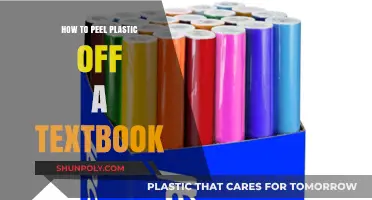 Easy Peeling: Textbook Plastic Removal