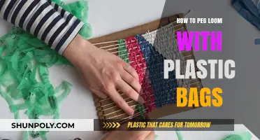 Creative Recycling: Peg Loom Weaving with Plastic Bags Step-by-Step