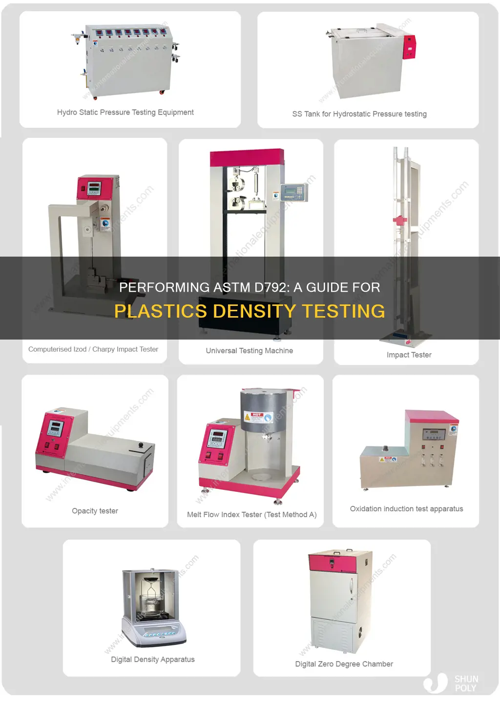 how to perform astm d792 on plastic