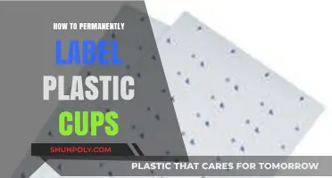 Labeling Plastic Cups: Permanent Marker Techniques for Longevity