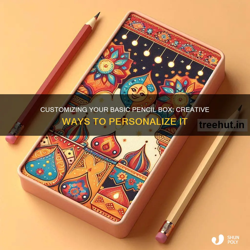 how to personalize cheap plastic pencil box