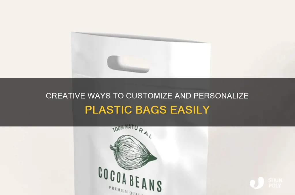 how to personalize plastic bags