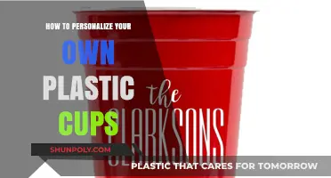 Customizing Plastic Cups: Make Your Mark!
