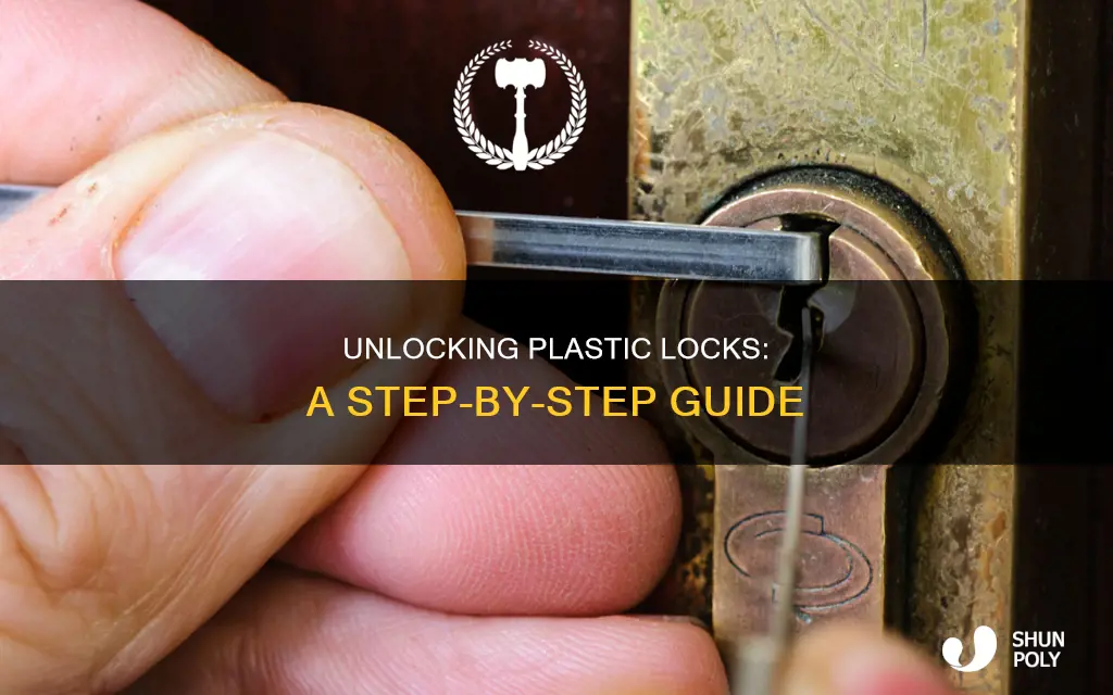 how to pick the plastic lock