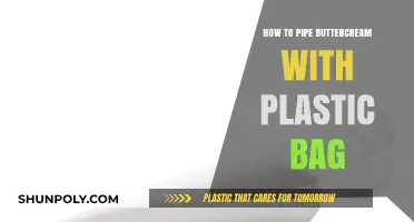Easy Buttercream Piping: Master Techniques Using a Simple Plastic Bag