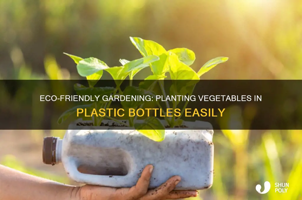 how to plant vegetables in plastic bottles