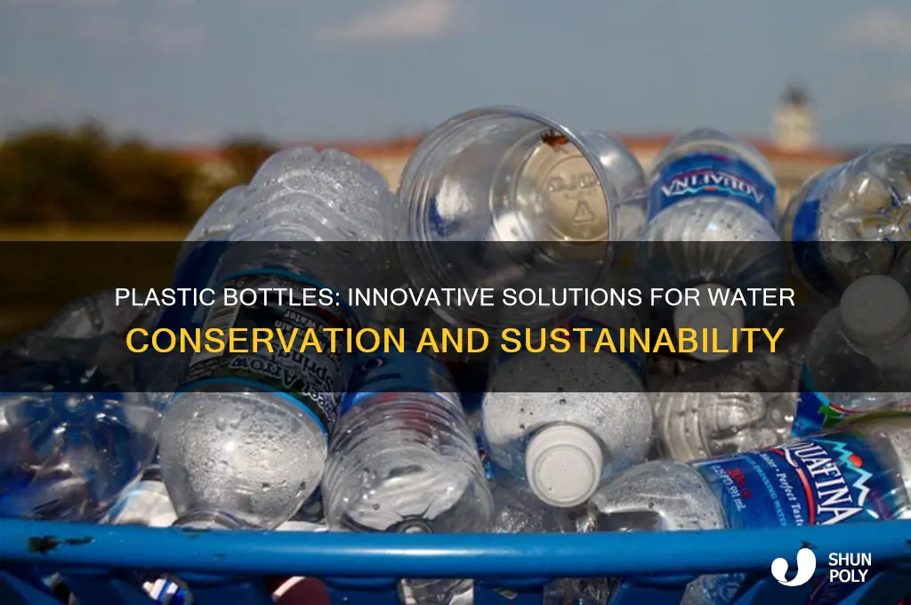 how to plastic bottles help wter conservation