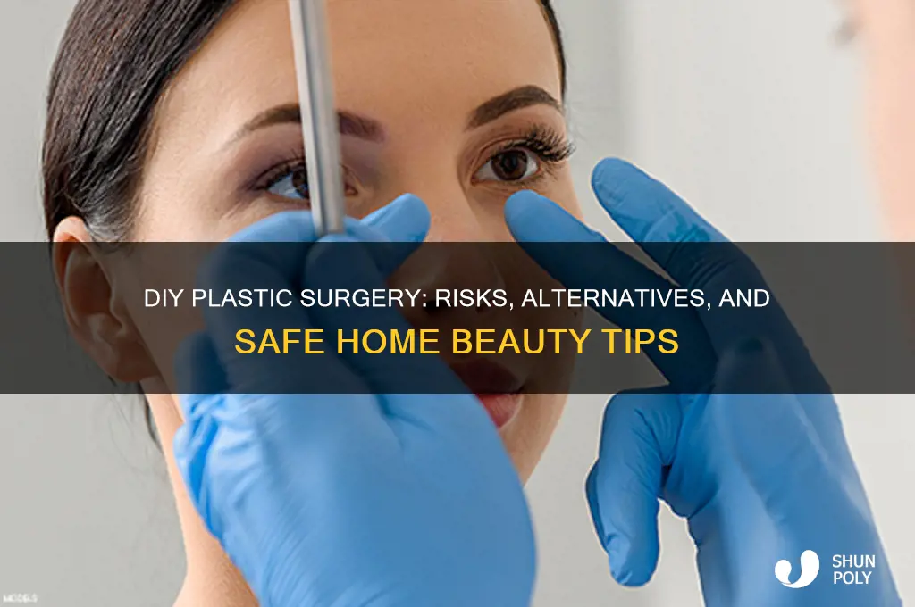 how to plastic surgery at home