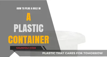 Patching Plastic: Quick Fix for Container Holes