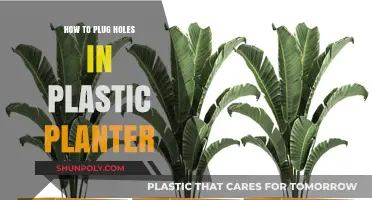 Quickly Fix Holes in Plastic Planters