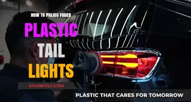 Renewing Faded Plastic Tail Lights: DIY Guide